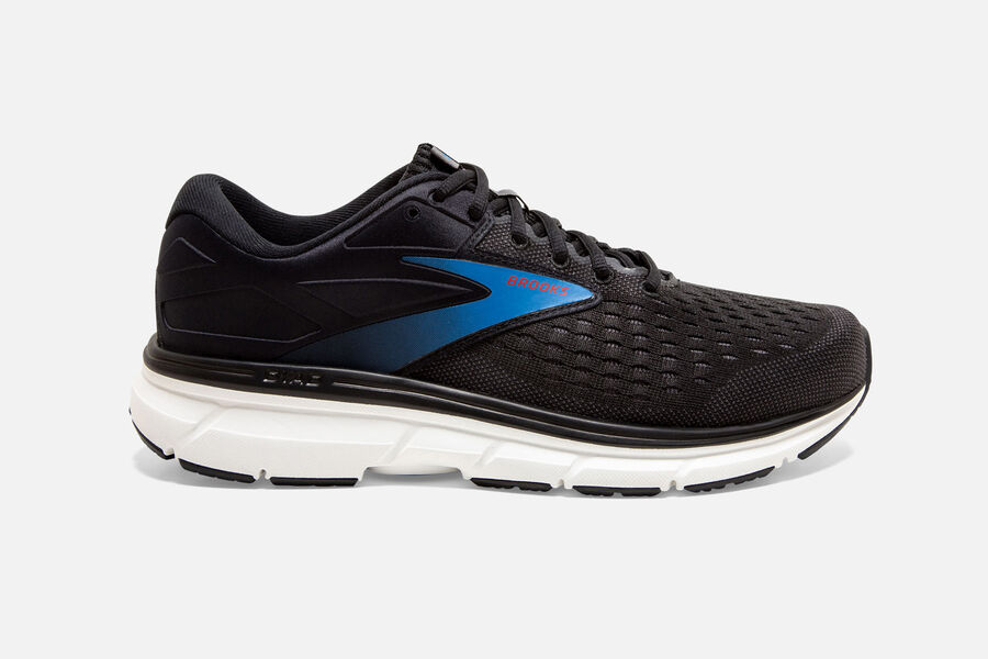 Dyad 11 Road Brooks Running Shoes NZ Mens - Black/Blue - BRZVXG-392